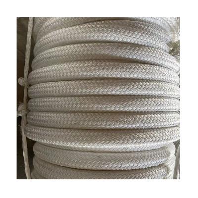 China Cheap Price Custom Good Stiffness Polyester Double Braided Polyester Rope For Mooring Boats for sale