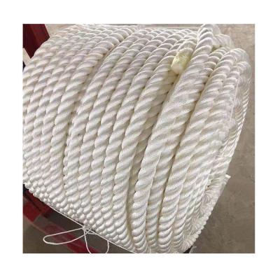 China Polypropylene On Sale 3 Strands Polypropylene Filament Marine Mooring Rope For Ocean Shipping for sale