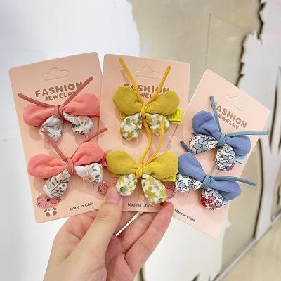 China Wholesale Hair Decoration Customized 2pcs/set Butterfly Hair Clips For Kids Hairpins For Girls Hair Accessories For Kids Headwear for sale