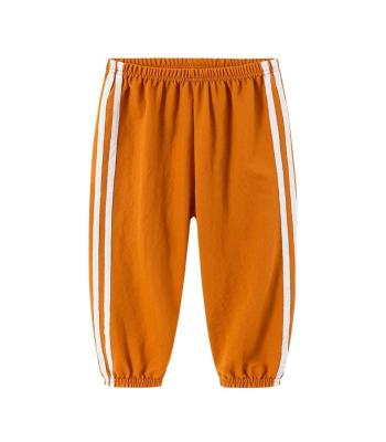 China Color Fade Proof Children'S Summer Clothes Boys And Girls Solid Color Casual Slim Comfortable Pants for sale