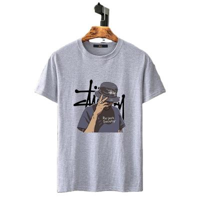 China Compressed 100% Compressed Cotton Fit T-shirt Men T-shirt Short Sleeve Orgnaic Cotton Mens Digital Printing T Shirts for sale