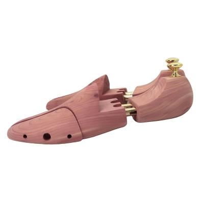 China Premium Aromatic Red Cedar European Adjustable Shoe Fully Hard Toe Red Cedar Shoe Tree Split Toe Keeper /cedar/shoe shaper - ST06C for sale