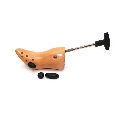 China Adjustable Classic Wood Color 1 Beech Wood Color 1 Handle Shoe Expander T Shaped Shoe Stretcher Natural Varnished High Heel Shoe Stretcher SS01E for sale