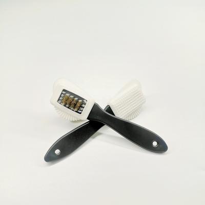 China 3 Side S Shape Cleaning Brush Boot Cleaning /Suede Brush / 3 Side S Shape Shackle And Cleaning Brush Suede for sale