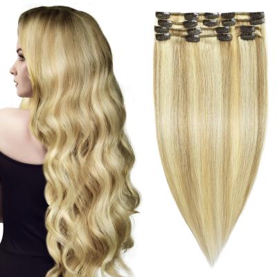 China Free Sample Brazilian Silky Straight Hair Wave Hair Clip In Hair Extension, Clip In Hair Extension, Hair Clips For Women for sale