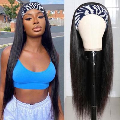 China Wholesale Body Wave Headband Wig Hair For Black Women, Remy Human Hair Headband Wig, Curly Headband Ponytail Hair Wig for sale