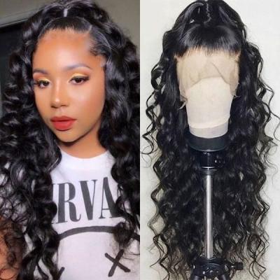 China Peruvian Hair Wigs 10A 100% Loose Deep Wave Lace Front Human Hair Wigs Wholesale Deep Closure Wigs for sale