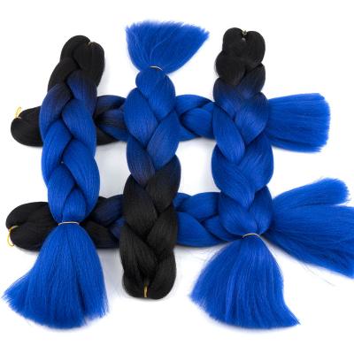 China Free Shipping Artificial Yaki Hair Women Braiding Hair,Pre Stretched Braiding Hair,Wholesale Ombre Jumbo Braiding Hair for sale