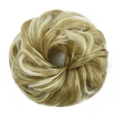 China Free Shipping Synthetic High Temperature Fiber Hairstyle Buns, Synthetic Bun Hair, Messy Hair Bun Scrunchie for sale