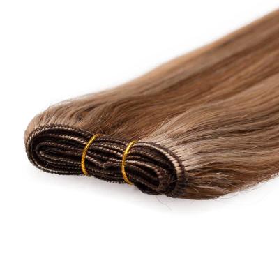 China Wholesale Machine Made Fiber Silky Straight Synthetic Korea Silky Straight Hair Weft Nature Hair Extension Hair Weave Straight Hair Weaves for sale