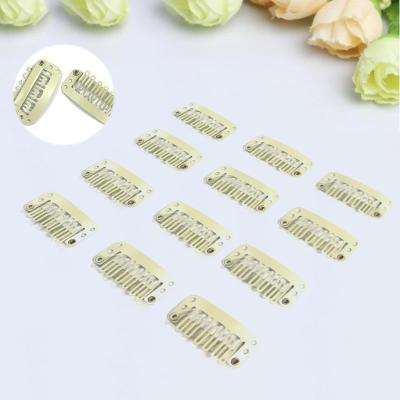 China Free Shipping Professional Stainless Steel Hair Clips, Clips For Extensions Replacement, Metal Snap Hair Hair Clip for sale