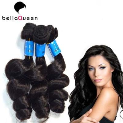 China Cabelo humano de Remy do Virgin brasileiro preto natural 10 polegadas - 30 polegadas de 6A afrouxam a onda à venda