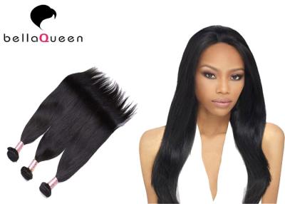 China Cabelo indiano real reto de seda do Virgin, Weave do cabelo humano de Remy do indiano de 100% à venda