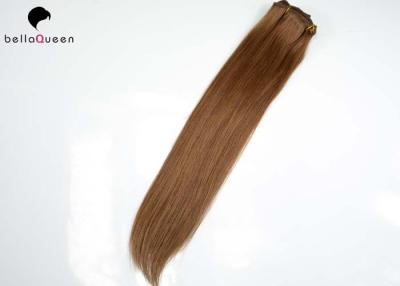 China Geen Verwarring Geen Afwerpende 6a Remy-Haar Kroezige Krullende Klem in Haaruitbreidingen Te koop