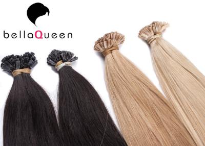 China Keratin Brazilian human hair extension Flat Tip / Nail Tip Thick Ending for sale