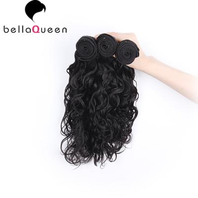 China Water Wave Malaysian Virgin Human Hair Weaving Nautral Black Human Hair Extension for sale