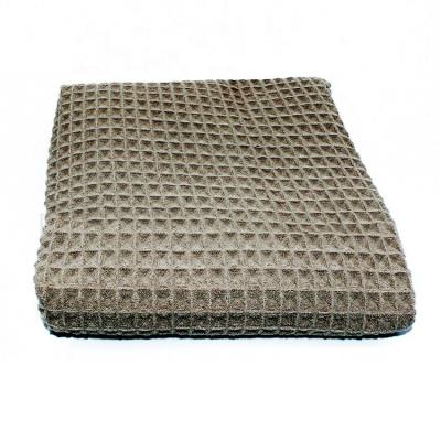 China Breathable Free Samples Comfortable Customizable Micro Fiber Towel Waffle Fabric Microfiber Breathable GRS for sale