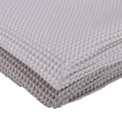 China GRS Economical And Colorful Customizable Skin-Friendly Soft Breathable Walf Checks Towel Fiber Waffle Cloth Microfiber Waffle for sale