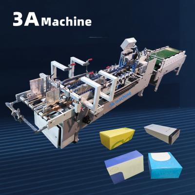 China Small Box Folding Machine Folder Gluer Parts 3ACQ 580D Output Department Included for sale