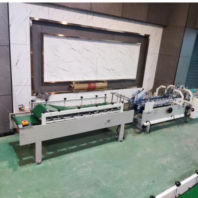 China 230m/min Working Speed Semi Automatic Folder Gluer Machine Mini Box Folder Gluing Machine for sale