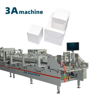 China Single Side Glue Box Presentation Folder Gluing Machine for Cardboard Boxes CQT 900YG-2 for sale