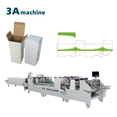 China 1300 JGKW Corrugated Box Dual- Lock Bottom Pre-Fold Lock Bottom Folder Gluer Machine Hot Glue Machine for sale