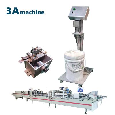 China CQT-Glue Adding Machine Automatic Folder Gluer Box Folder Folding Gluing Machine for sale