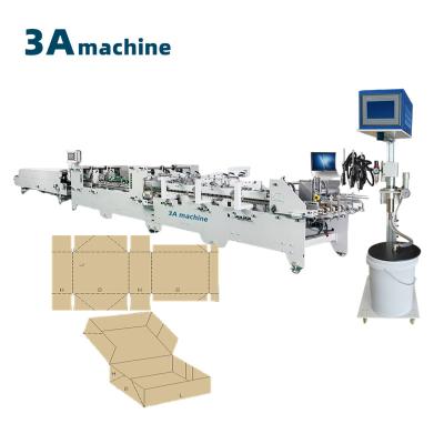 China Wateroplosbare koude lijm gebruikt CQT-1300 folder lijmmachine voor het maken van kartonnen dozen Te koop