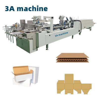 China Máquina de colagem automática pneumática CQT-800WK-2 de pasta de papel corrugado para cartões à venda