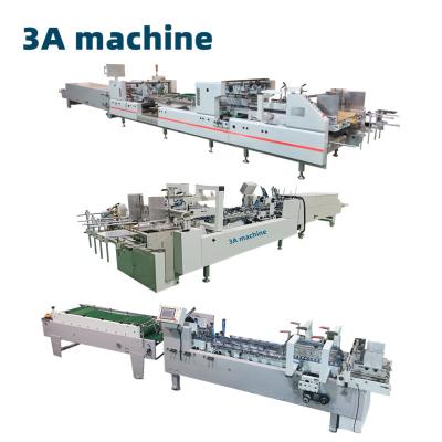 China Folder Gluer Machine for Corrugated Carton Cardboard Box CQT-800A Type Paper 200g-650g for sale