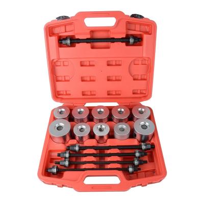 China Universal Wheel Bearing Tool and Banding Tool Wholesale 27pc Wheel Bearing Removal Installation Tool Kit and Banding Press Tool for sale