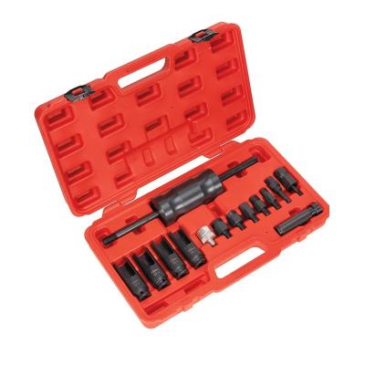 China Remove Fuel Injectors Wholesale 14PC Diesel Injector Puller Puller Set With Slide HAMMER for sale