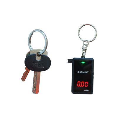 China Smallest Alcohol Breath Analyzer Low Cost Alcohol Breathe Key Tester Chain Breathalyser for sale