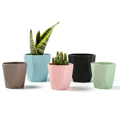 China Wholesale Nordic simple modern style plastic greenhouse pastoral planting pots with trays for sale