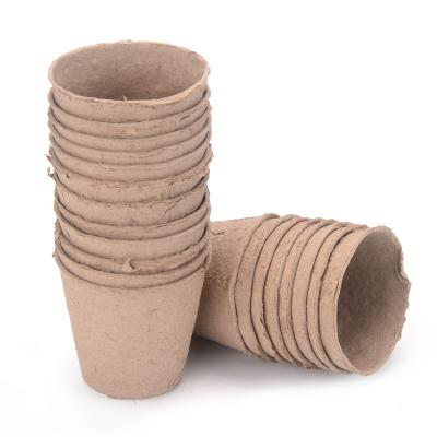 China China Factory Price Paper Pulp Paper Pulp China Factory Price Nursery Pots Biodegradable Tray Nursery Pot Flowers Grow Bag for sale