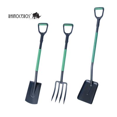 China Wholesale Aluminum Garden Shovel Handle Garden Tool Steel Shovel Digging Shovel For Garden Cultivators for sale