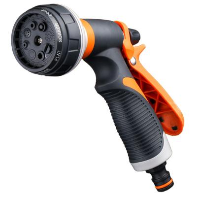 China Variable Flow Control High Quality Water Hose Nozzle Variable High Pressure Spray Patterns Garden Spray Gun for sale