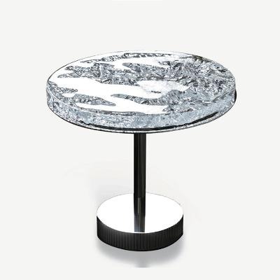 China Other Nordic Modern Round Metal Base Marble Coffee Table for sale