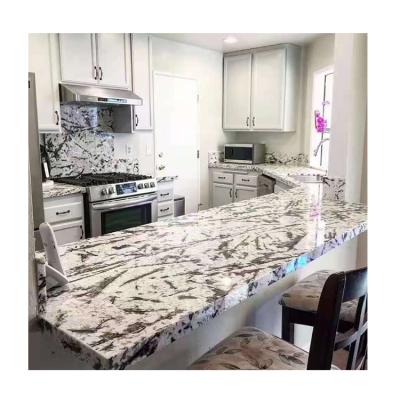 China Modern Customize Design Marble Kitchen Countertops Marble Slab For Kitchen Cabinet With Sink for sale