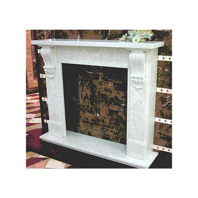 China First Rate Service Carved Marble Fireplace EUROPE Surround Indoor Marble Stone Fireplace for sale