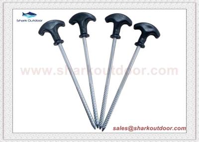 China Screw Tent Pegs stakes 21cm for sale