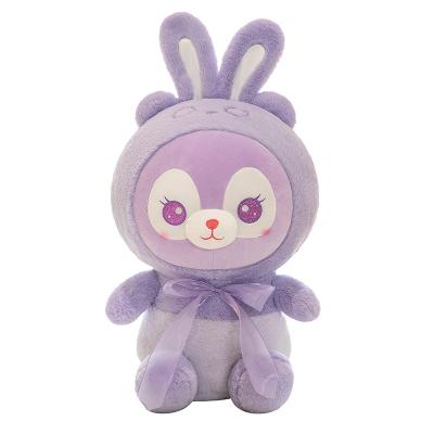 China Cute Fun Custom Baby Birthday Gift Comfortable Cute Rabbit Stuffed Plush Toy Animal Plush Bunny for sale