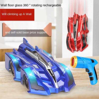 China RC Model 2021 New Amazon Children Boys Kids Car Toy Stunt Car Suction Wall Radio Remote Control Light Weight Climbing Car for sale