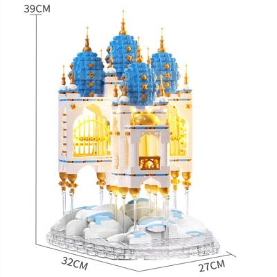 China Large Modular Play House Model Toy TOY Factory Source Children Toys Building Blocks MODEL Toy Blocks Girl's Dream Castle Block Set 8388 PCS for sale