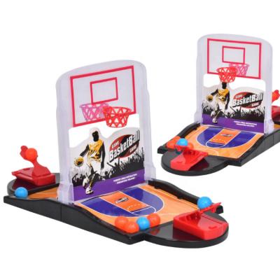 China Boy Toy Catapult Basketball Console Children's Puzzle Ball Toy Board Shooting Game ABS Catapult Basketball Game Interactive Toys for sale