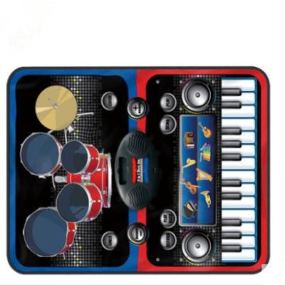 China Oversize Toy Source Factory 90*69cm Toy Source Foot Pedal Electronic Organ Piano Cover Music Pad Play t Dance Musical Mat The Same Style for sale