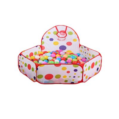 China Sports Toy Foldable House Ocean Ball Pool Shooting Baby Play House Ocean Ball Playing Portable Foldable Kids Tent Pool-Tunnel-Teepee for sale