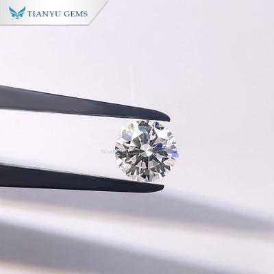 China Color Change Tianyu Brilliant Gems 1.11CT G VS2 Round Cut Lab Grown Diamond CVD Intsock With IGI for sale