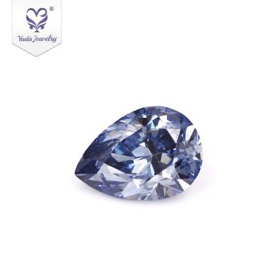 China Jewelry Making Tianyu Gems 1.0 Carat Blue Loose Lab Diamond IGI Certificate Pear Cut CVD HPHT Lab Grown Diamond for sale