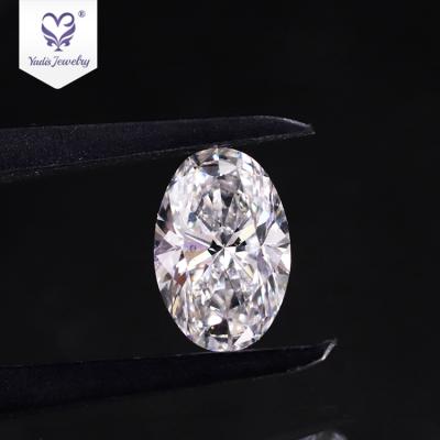 China Jewelry Making Oval 1.38 Carat Gems Tianyu G SI1 HPHT/CVD Synthetic Loose Diamond For Making Jewelry Lab Grown Diamond for sale